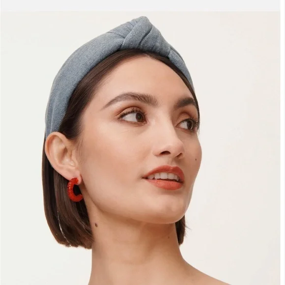 Lele Sadoughi | Accessories | Light Denim Headband | Poshmark display picture 3